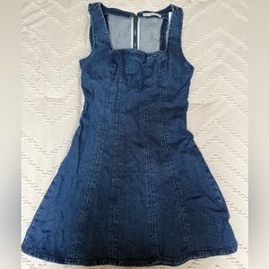 Abercrombie Women's Denim A-Line Mini Dress